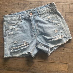 American Eagle Tom Girl Midi Shorts